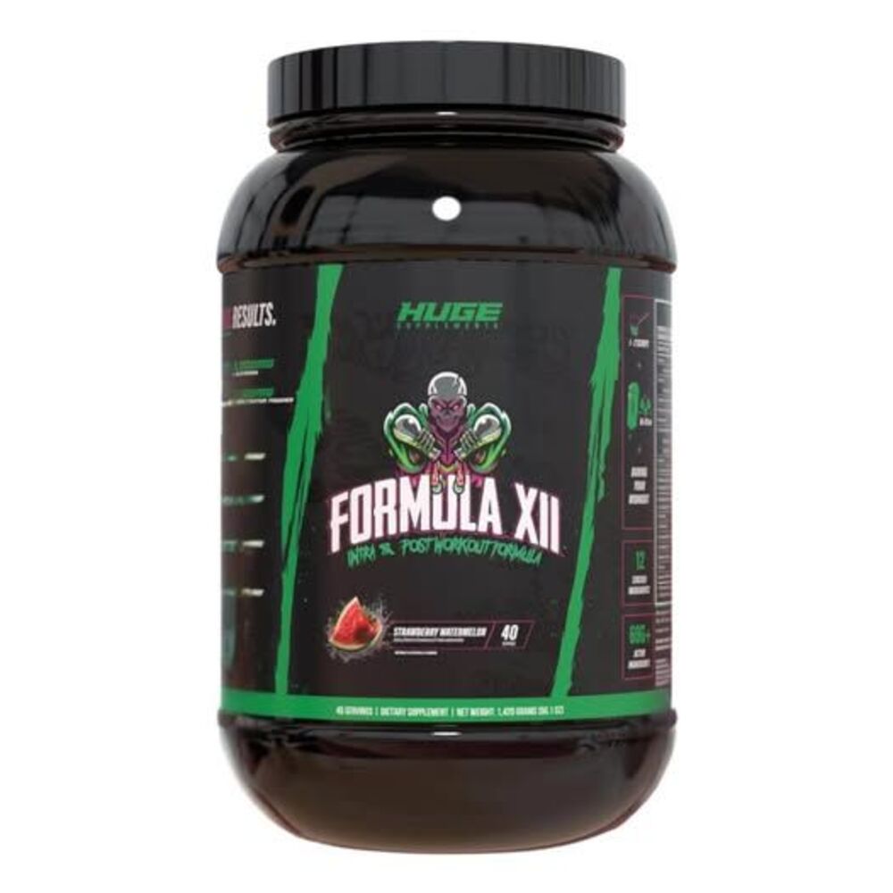 New Sealed Huge Supplements Formula XII Intra & Post Workout Formula